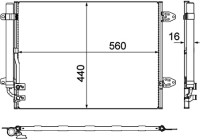 Condenser, air conditioning PREMIUM LINE