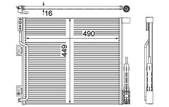 Condenser, air conditioning PREMIUM LINE