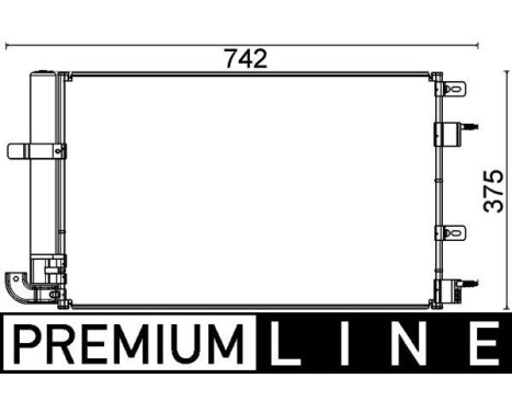 Condenser, air conditioning PREMIUM LINE, Image 3