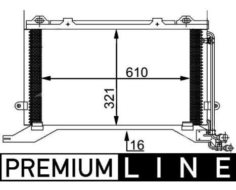 Condenser, air conditioning PREMIUM LINE, Image 2