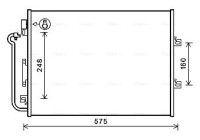 Condenser, air conditioning RTA5454 Ava Quality Cooling