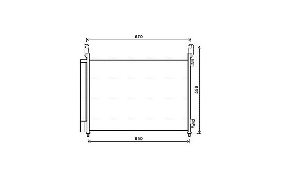 Condenser, air conditioning RTA5466D Ava Quality Cooling