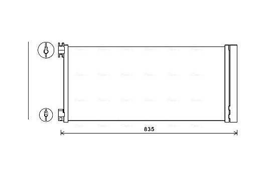Condenser, air conditioning RTA5626D Ava Quality Cooling