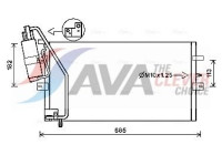 Condenser, air conditioning SB5082D Ava Quality Cooling