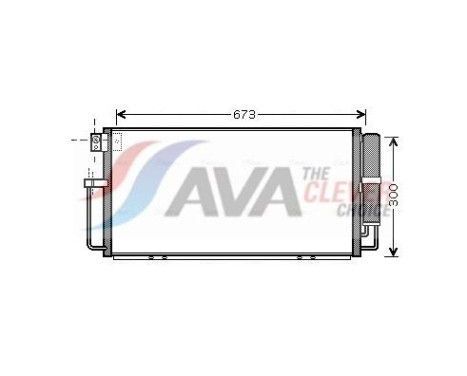Condenser, air conditioning SU5064D Ava Quality Cooling