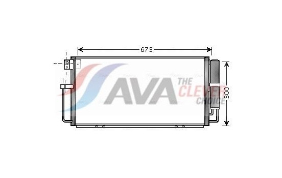 Condenser, air conditioning SU5064D Ava Quality Cooling