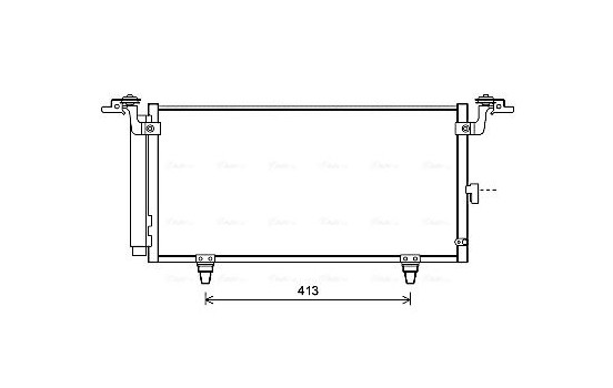 Condenser, air conditioning SU5084D Ava Quality Cooling