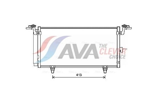 Condenser, air conditioning SU5084D Ava Quality Cooling