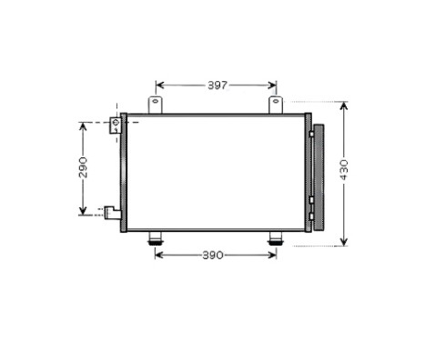 Condenser, air conditioning SZ5090D Ava Quality Cooling