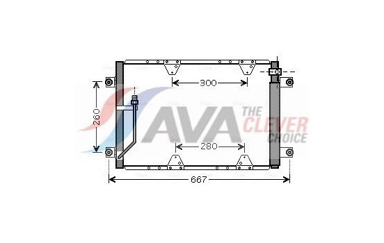 Condenser, air conditioning SZ5107D Ava Quality Cooling