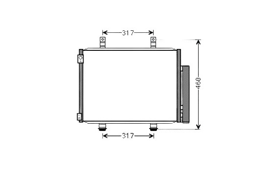 Condenser, air conditioning SZ5133D Ava Quality Cooling