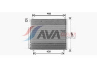 Condenser, air conditioning SZ5158D Ava Quality Cooling