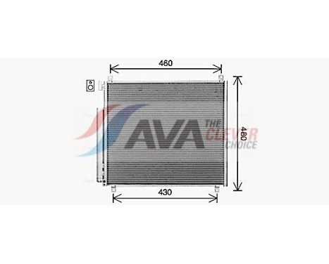 Condenser, air conditioning SZ5158D Ava Quality Cooling