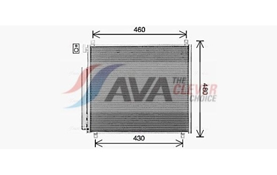 Condenser, air conditioning SZ5158D Ava Quality Cooling