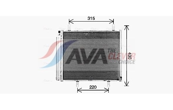 Condenser, air conditioning SZ5165D Ava Quality Cooling