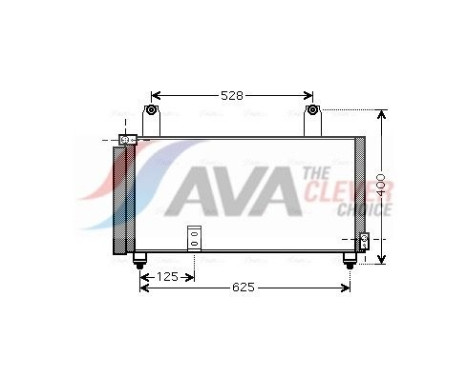 Condenser, air conditioning SZA5081D Ava Quality Cooling