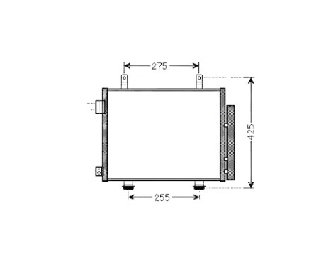 Condenser, air conditioning SZA5115D Ava Quality Cooling