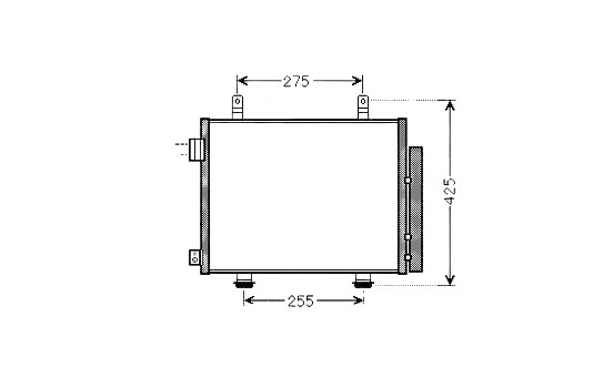 Condenser, air conditioning SZA5115D Ava Quality Cooling
