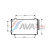 Condenser, air conditioning TO5286D Ava Quality Cooling, Thumbnail 2