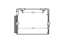 Condenser, air conditioning TO5560D Ava Quality Cooling