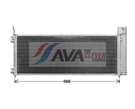 Condenser, air conditioning TO5779D Ava Quality Cooling