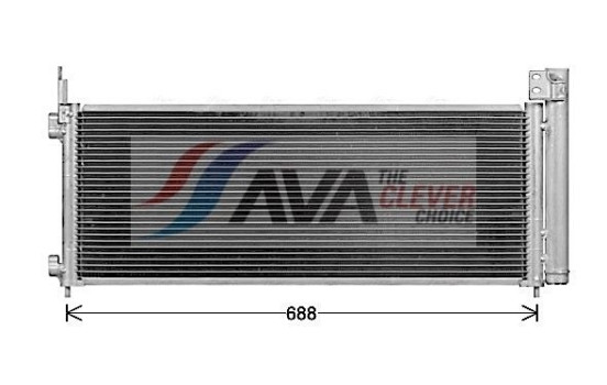 Condenser, air conditioning TO5779D Ava Quality Cooling