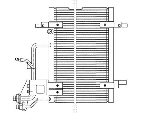 Condenser, air conditioning TSP0225011 Delphi