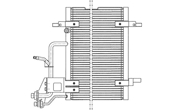 Condenser, air conditioning TSP0225011 Delphi