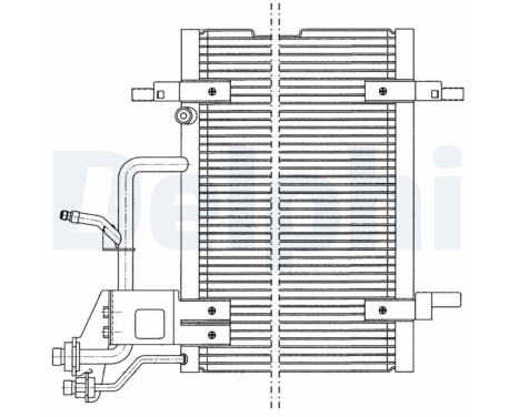 Condenser, air conditioning TSP0225011 Delphi, Image 2