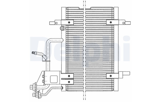 Condenser, air conditioning TSP0225011 Delphi, Image 2