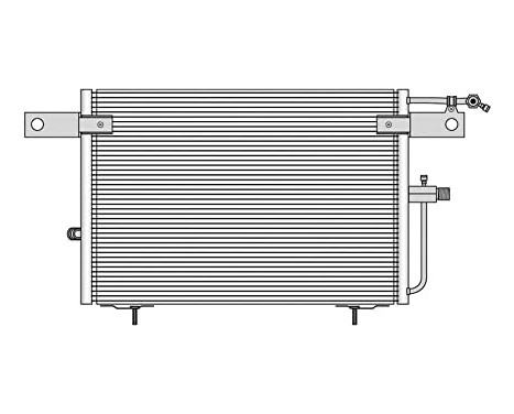 Condenser, air conditioning TSP0225083 Delphi
