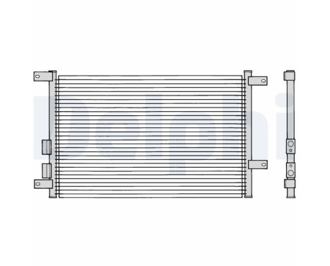 Condenser, air conditioning TSP0225108 Delphi, Image 3