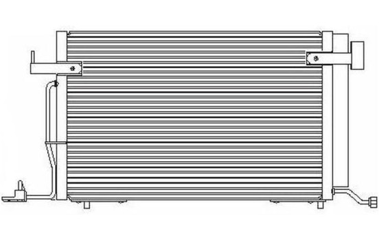 Condenser, air conditioning TSP0225176 Delphi