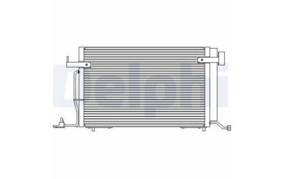 Condenser, air conditioning TSP0225176 Delphi, Image 2