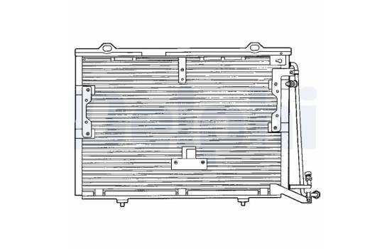 Condenser, air conditioning TSP0225193 Delphi, Image 2
