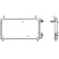 Condenser, air conditioning TSP0225413 Delphi