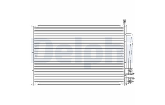 Condenser, air conditioning TSP0225459 Delphi, Image 2