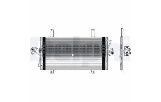 Condenser, air conditioning TSP0225535 Delphi, Image 3