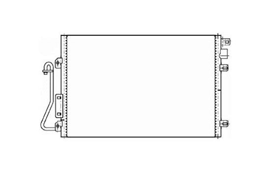 Condenser, air conditioning TSP0225635 Delphi