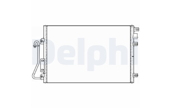 Condenser, air conditioning TSP0225635 Delphi, Image 2