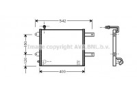 Condenser, air conditioning VN5177 Ava Quality Cooling