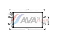 Condenser, air conditioning VN5197 Ava Quality Cooling