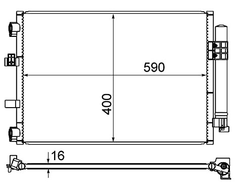 Condenser, air conditioning