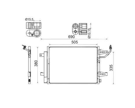 Condenser, air conditioning