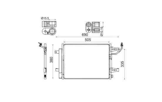 Condenser, air conditioning