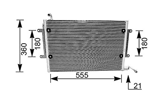 Condenser, air conditioning