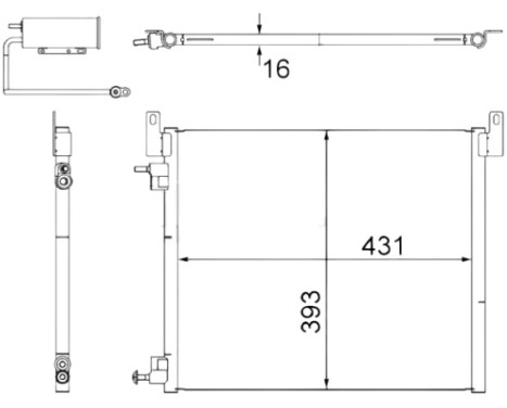 Condenser, air conditioning