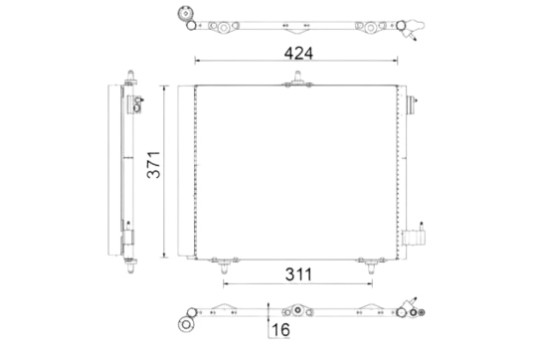 Condenser, air conditioning