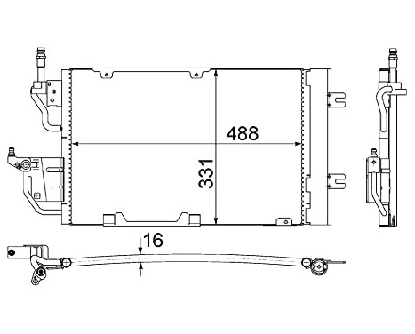 Condenser, air conditioning