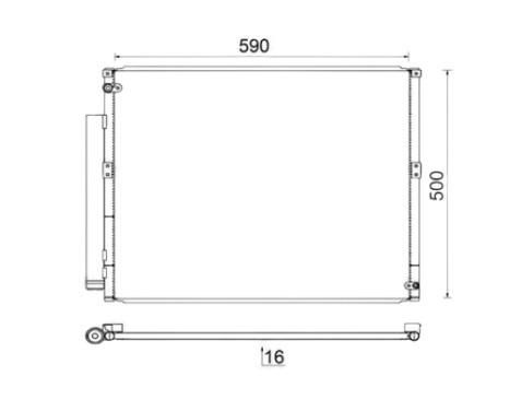 Condenser, air conditioning